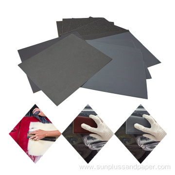 Wet Dry Automotive Sandpaper Sheet Silicon Carbide Abrasives